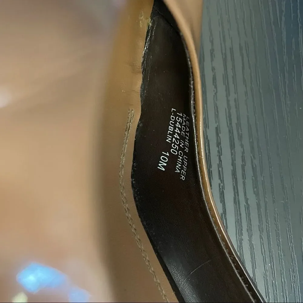 Franco Sarto Dublin Ombré Caramel to Rich Brown Leather Pump, 10 - Picture 8 of 14